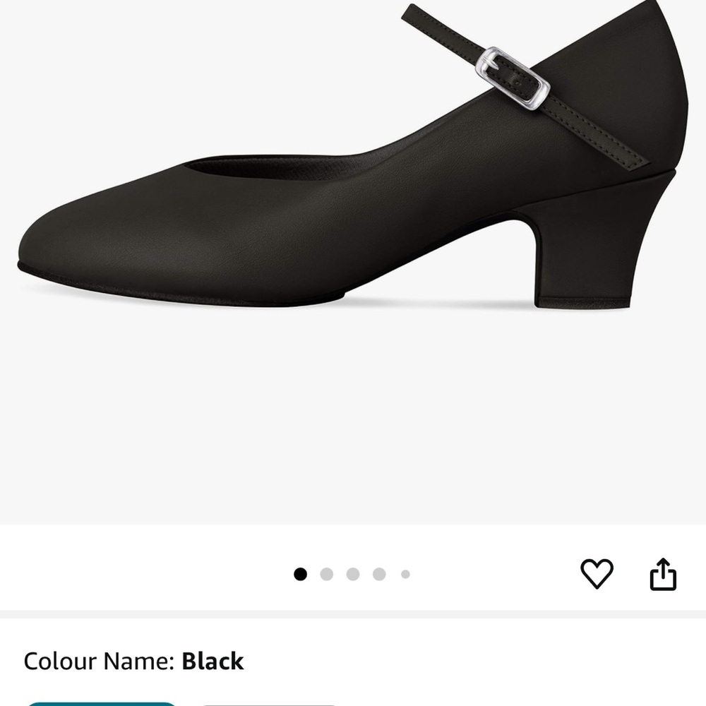 Bloch Black Mary Jane Heel Pumps